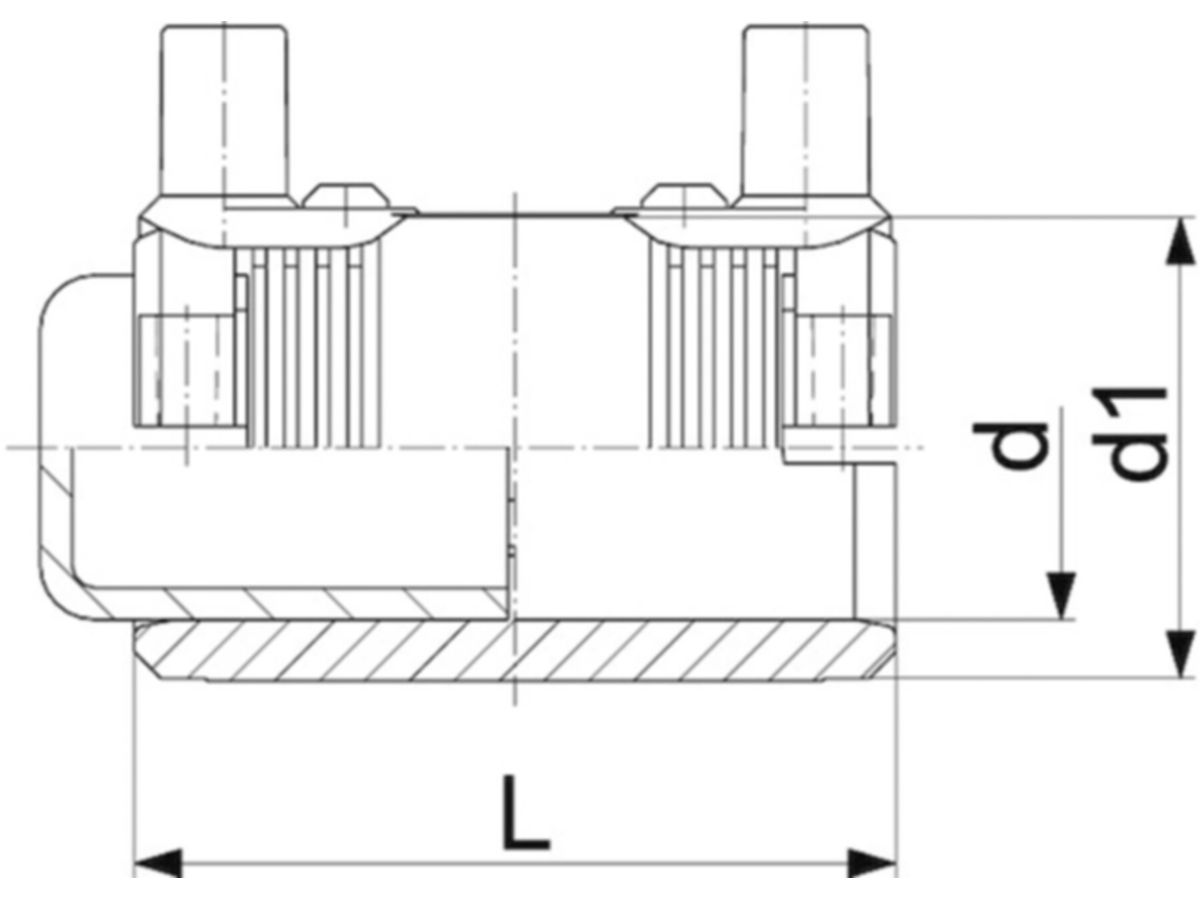 HDPE-Verschlusskappe Kit ELGEF 75 mm