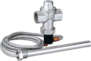 Ablaufsicherung thermisch Caleffi 3/4" - Tauchrohr 1/2" AG, Tauchrohrlänge 197 mm