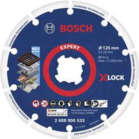 X-Lock Diamant-Trennscheibe 125 mm - Bosch  (Inox, Stahl, Guss, Faserkunst.)
