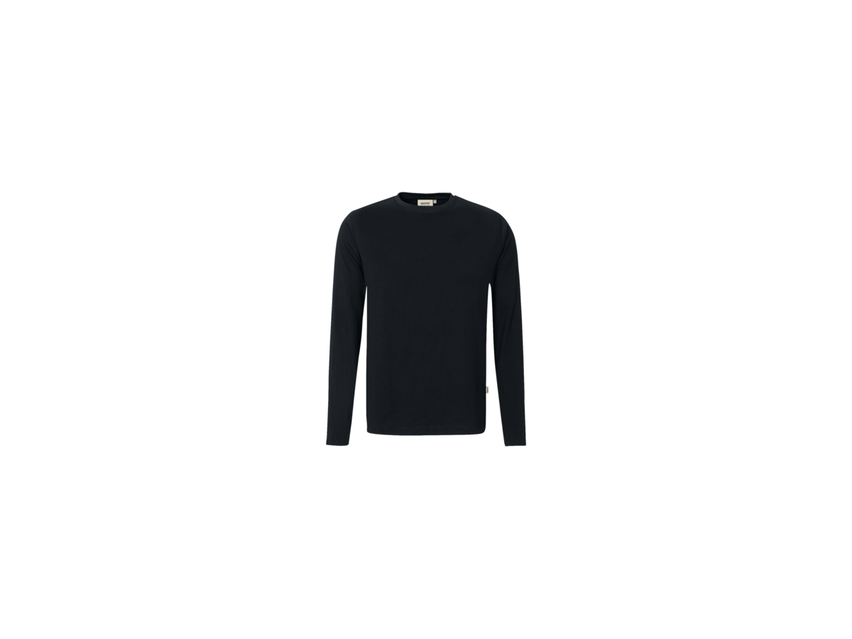 Longsleeve Performance Gr. 3XL, schwarz - 50% Baumwolle, 50% Polyester, 190 g/m²