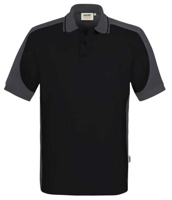 Hakro Poloshirt Contrast Mikralinar - 50% Baumwolle, 50% Polyester (recycelt)