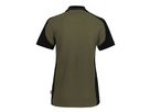 Poloshirt Mikralinar Contrast Gr. S - olive/schwarz