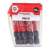 Schrauberbit Shockwave Gen II - Milwaukee PH2 / 50 mm (Pack à 10 Stk)