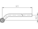 iFIT Heizkörperanschl.winkel 16/20 - doppelt 330mm