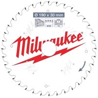 Kreissägeblatt 190 mm 30 mm / 36Z Holz - Milwaukee