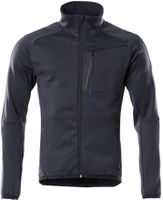 Fleecepullover mit Reissverschl. Gr. 2XL - schwarzblau, 94% PES, 6% EL