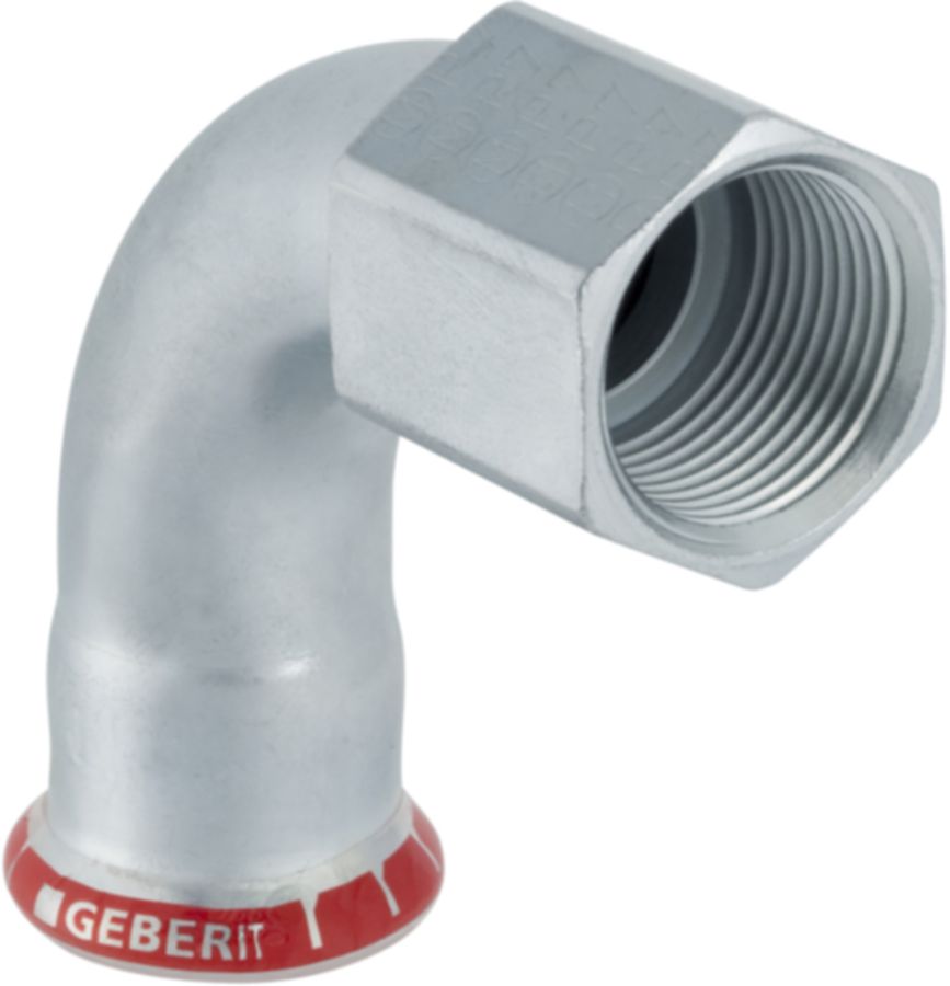 Mapress C-Stahl Übergangsbogen 90° - mit Innengewinde