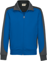 Sw.jacke Contr. Perf. 2XL royalb./anth. - 50% Baumwolle, 50% Polyester, 300 g/m²