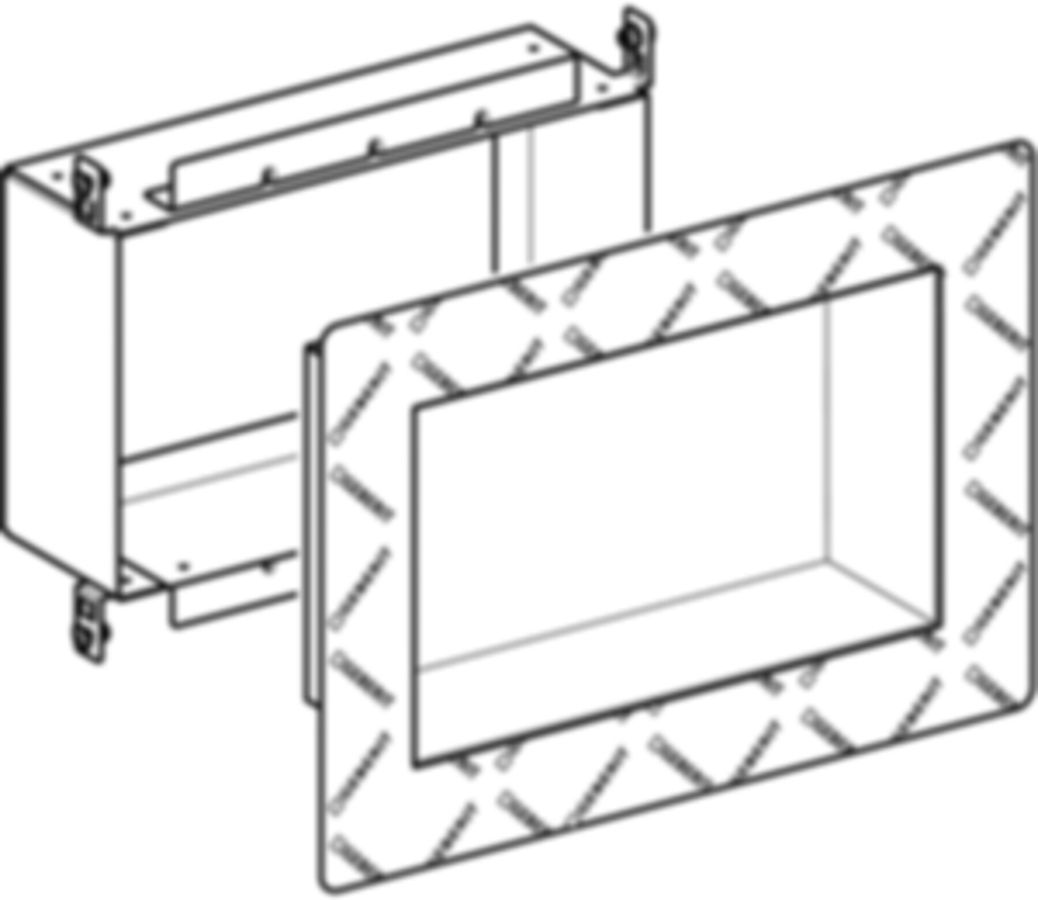 Geberit GIS Nischenablagebox - befliesbar