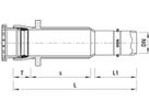 Einbauschlaufe mit Schraubmuffe BAIO - DN 125, d 144 mm  5344