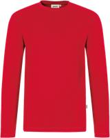 Longsleeve Performance Gr. 2XL, rot - 50% Baumwolle, 50% Polyester, 190 g/m²