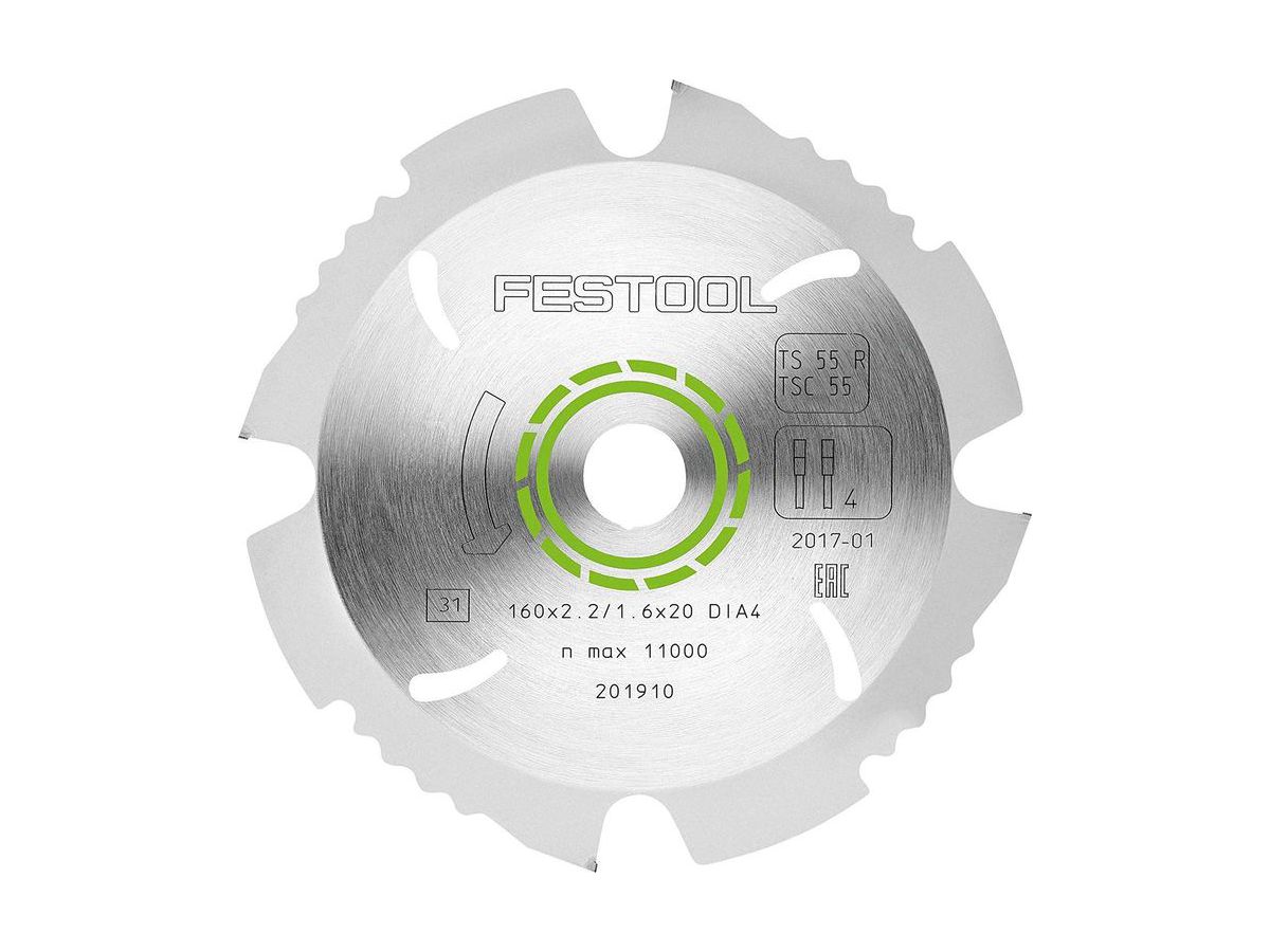 Kreissägeblatt 160x2.2x20 DIA 4 - Festool