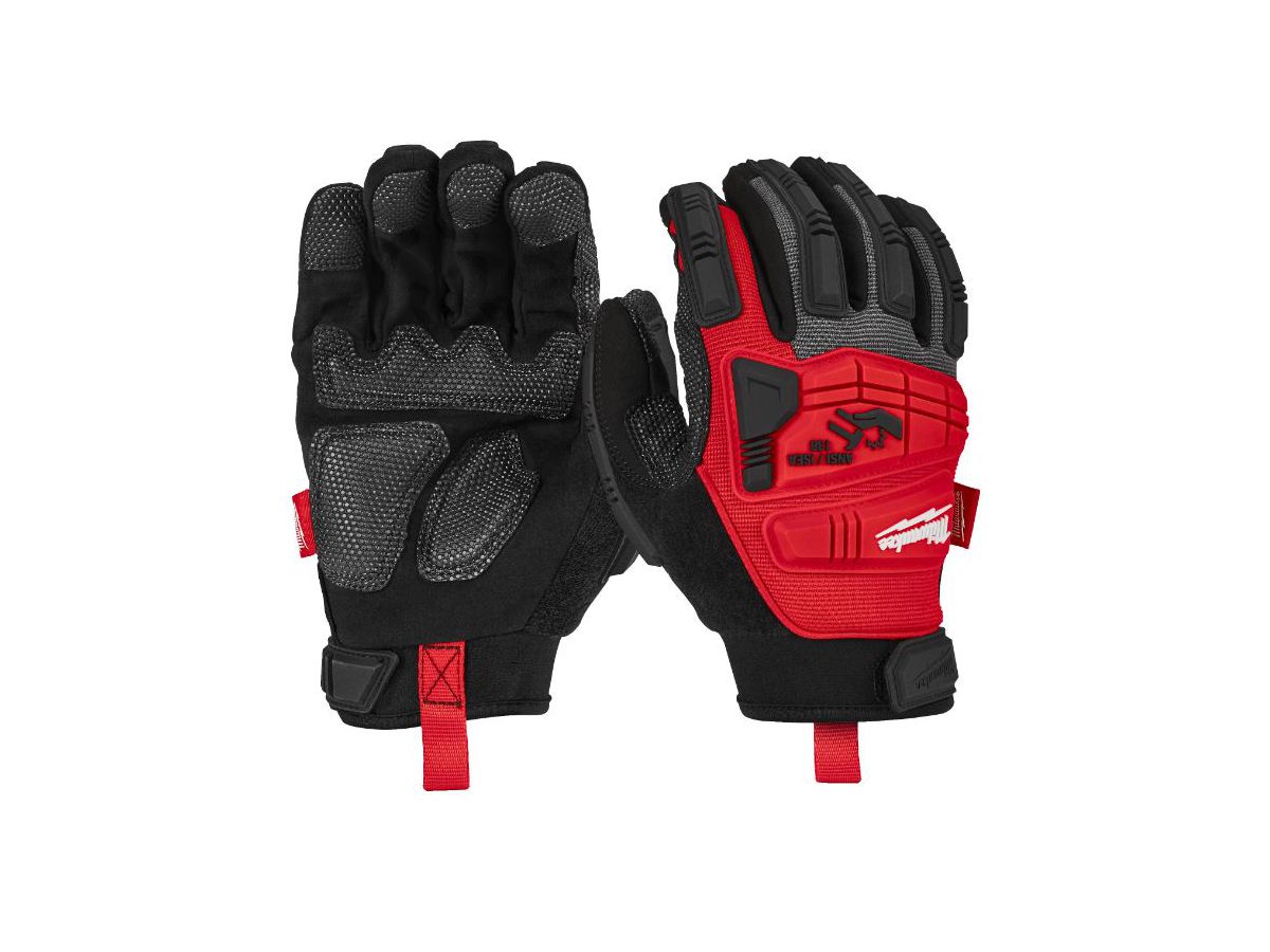 Schlagfeste Arbeitshandschuhe Gr. 8/M - Milwaukee, Schnittschutz EN ISO 21 420