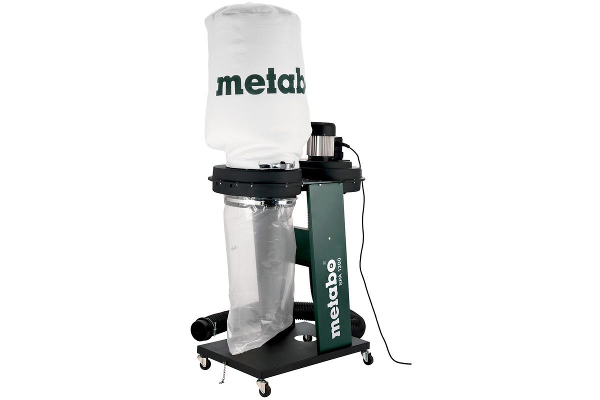 Späneabsauganlage SPA 1200 230V,0.55kW - Metabo  Sackvolumen 65L, Schl.ø100mm