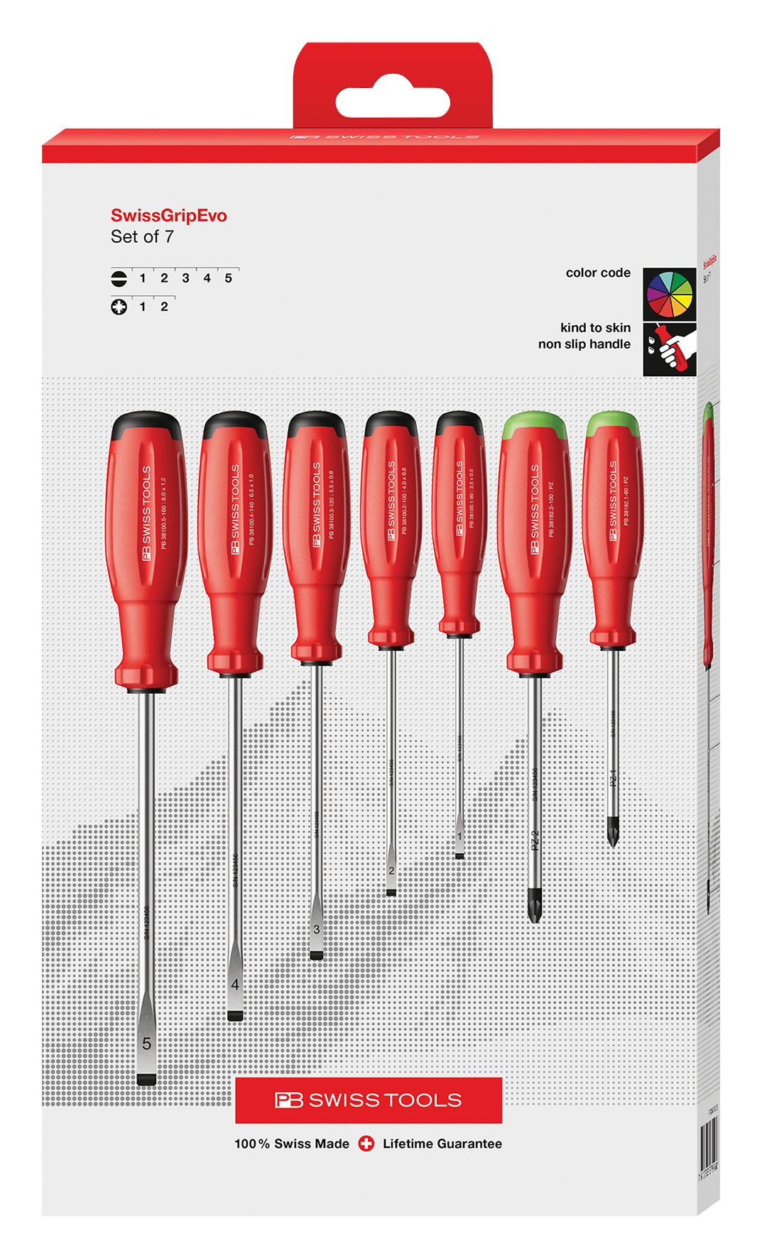 Schraubenzieherset PB 38253 - SwissGrip Evo H CBB