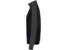 Zip-Sweatsh. Co. Perf. 5XL schwarz/anth. - 50% Baumwolle, 50% Polyester, 300 g/m²