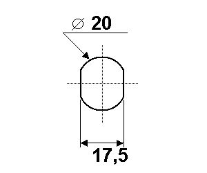 Schraubzylinder Typ 9037 UTZ - inkl. 2 Schlüssel