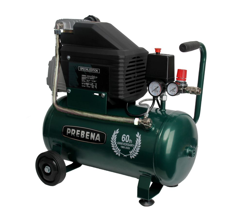 Kompressor Prebena, Kessel 24 lt, 230V - 1.5Kw, Ansaugl. 240l, 8 bar, 26 kg