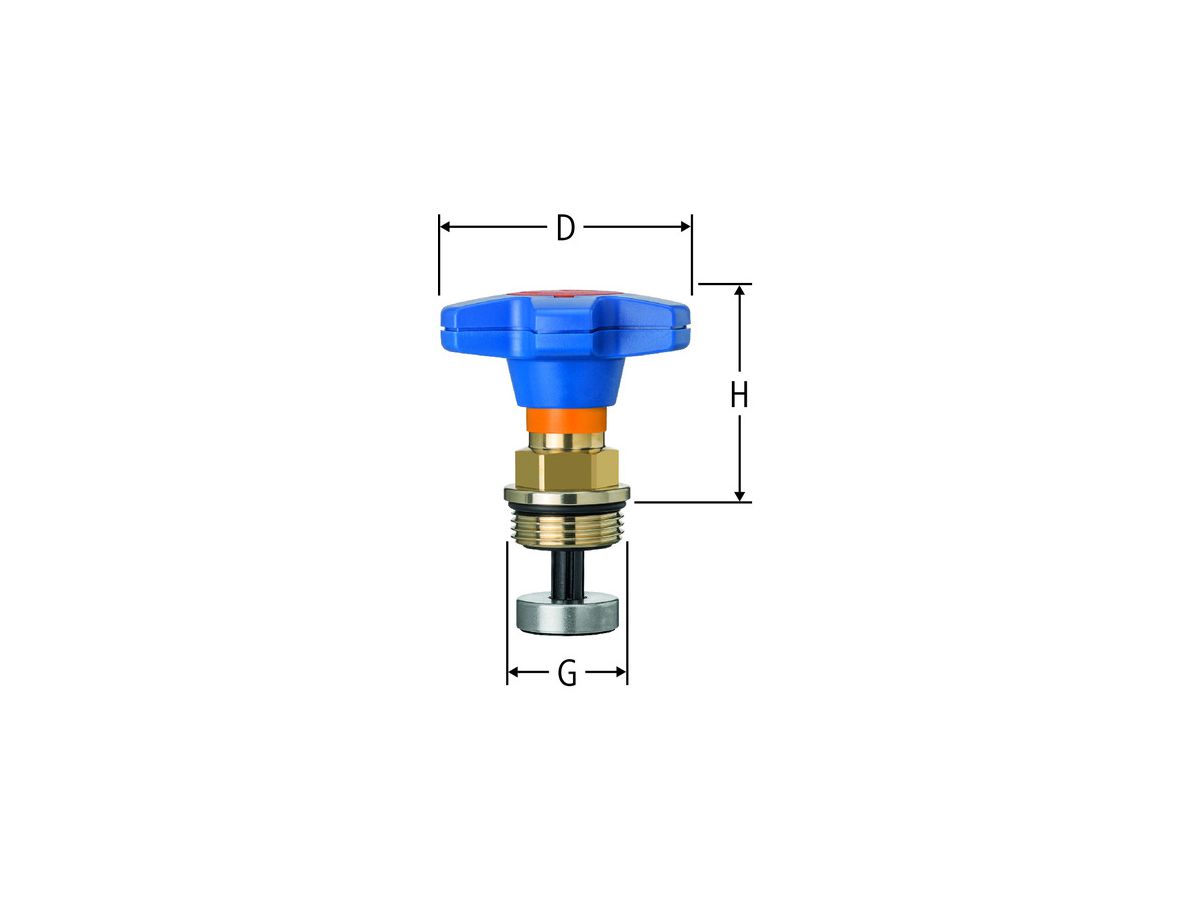 KRV-Oberteil, mit Rückflussverhinderer - zu Interbloc 1"