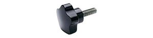 Sterngriffe Elesa VC.192 S-p-INOX - Duroplast schwarz