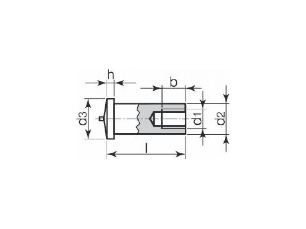 KN226 M3X5/15   CDS-BUCHSE