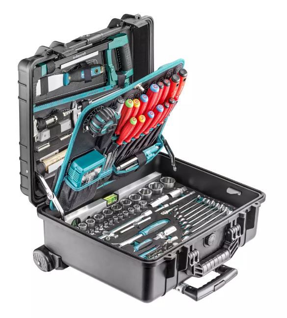 Werkzeugkoffer PP PRO TROLLEY 213-tlg. - mit PB/Knipex Werkzeug
