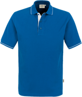 Poloshirt Casual 2XL royalblau/weiss - 100% Baumwolle, 200 g/m²