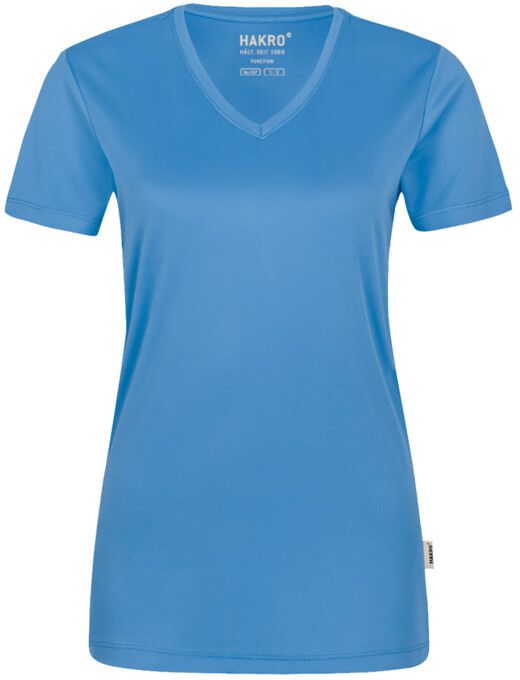 Damen-V-Shirt COOLMAX - 100% Polyester, 130 g/m²