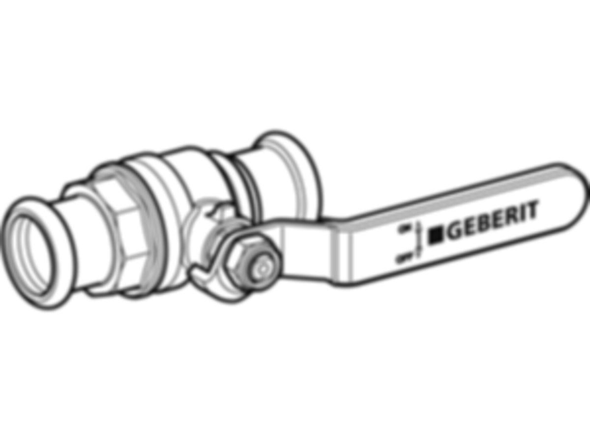 Mapress C-Stahl Kugelhahn