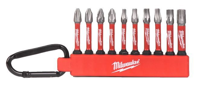 Shockwave Carabiner-Bit SET 10-tlg. 1/4" - Milwaukee