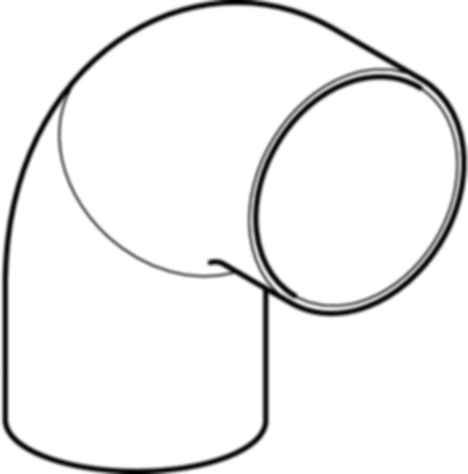 Geberit PE Segmentbogen 90°