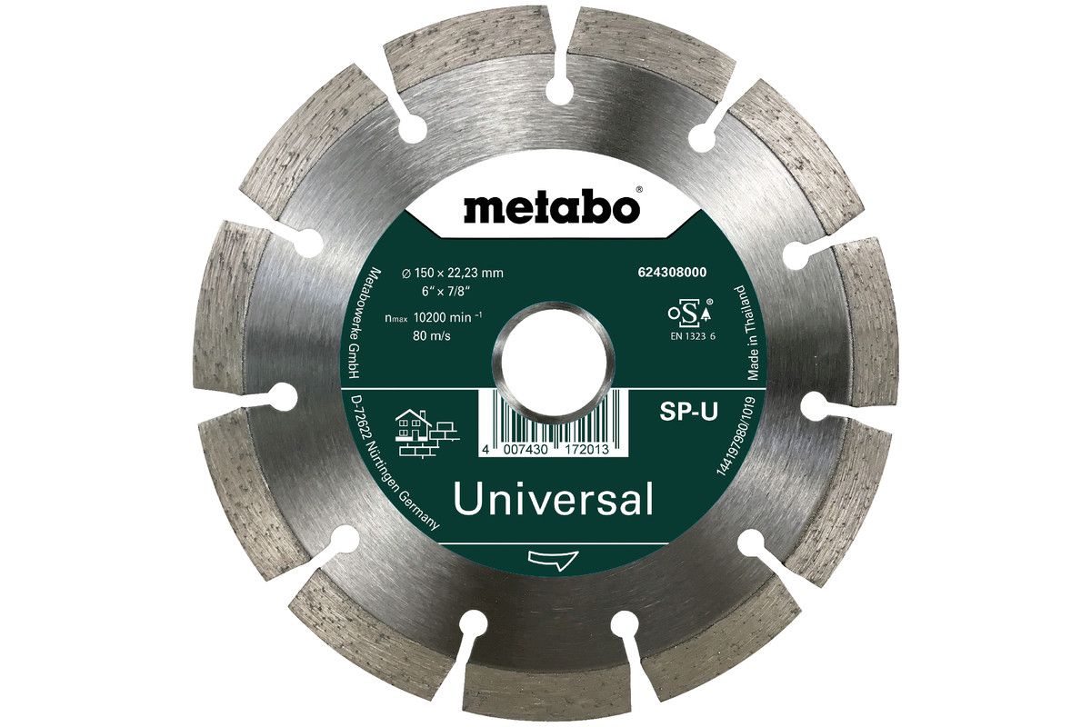 Diamanttrennscheibe SP-U 150x22.23 mm - Beton/Waschbeton/harte Sandsteine/Tonzi.