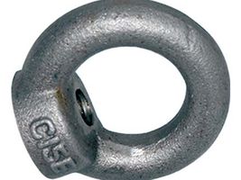 Ringmuttern Stahl C15E DIN 582 - verzinkt blau chromatiert