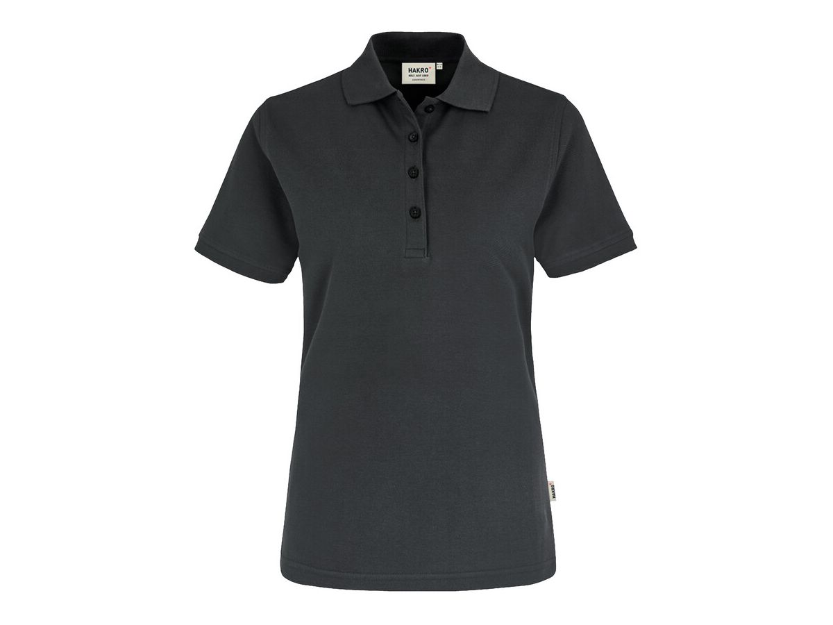 Damen Poloshirt Classic, Gr. M - karbongrau