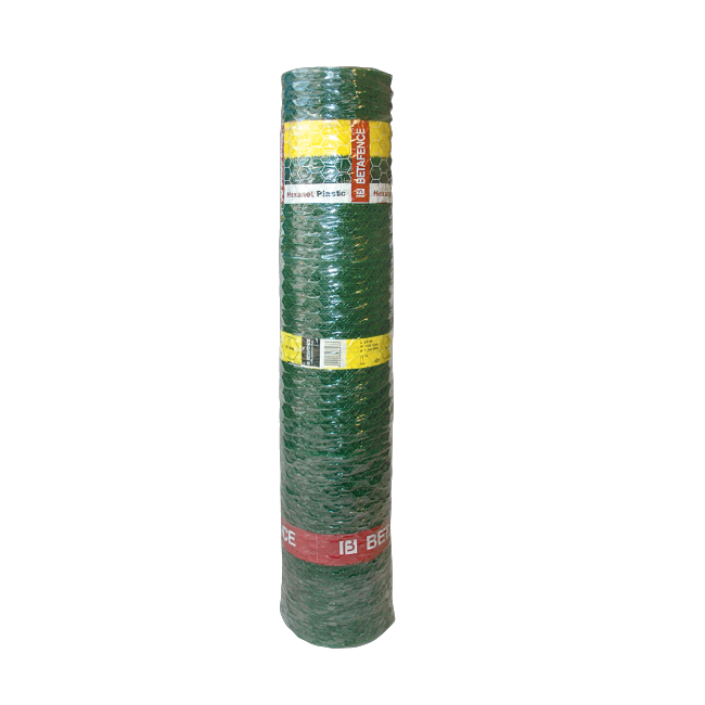 Sechseckgeflecht grün plastif. Kurzrolle