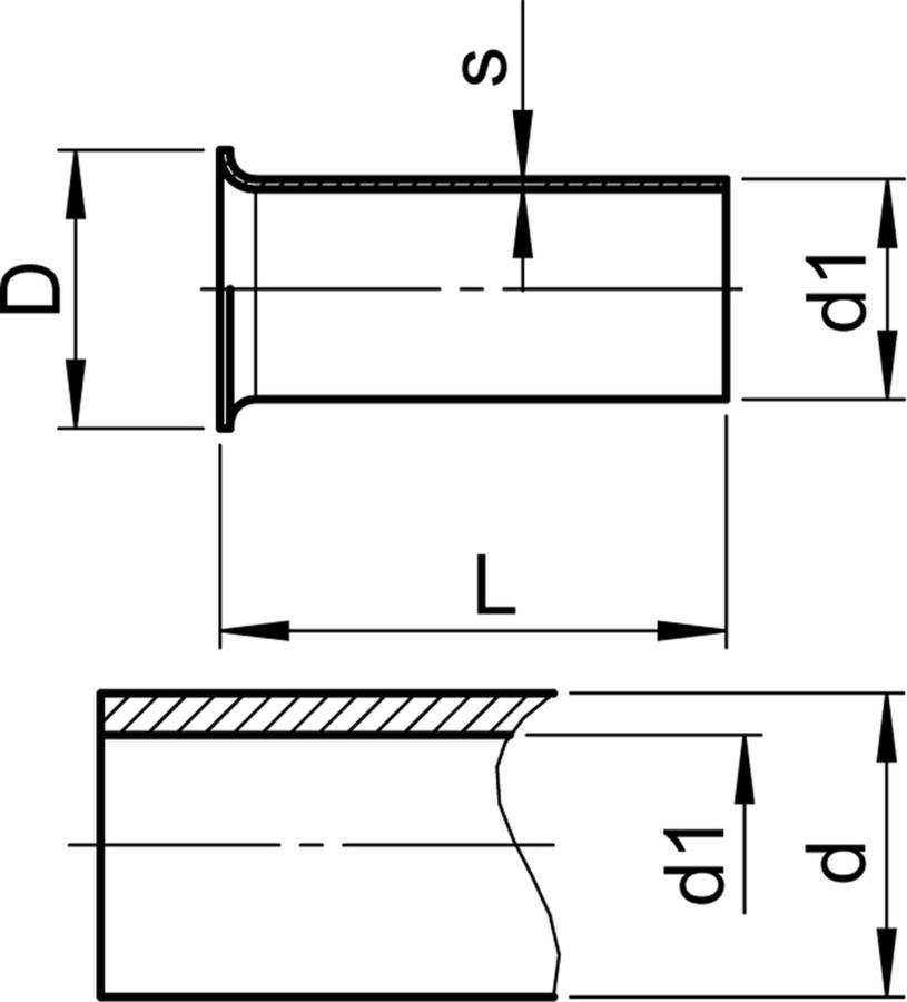 Stützhülse Serto Nr. 40003