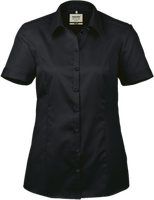 Bluse ½-Arm Business Gr. 2XL, schwarz - 100% Baumwolle, 120 g/m²