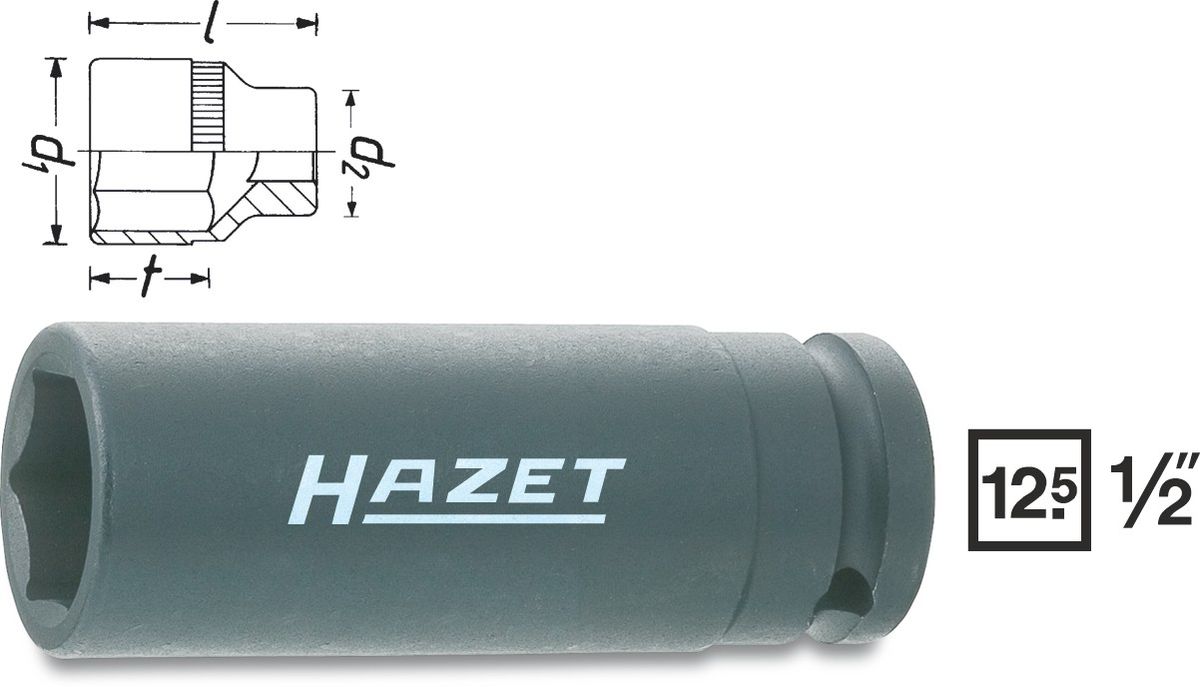 Schlagschrauber Einsatz HAZET - 1/2"
