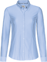 Bluse Natural Stretch, Gr. 2XL - ozeanblau, 57% CO / 43% PES