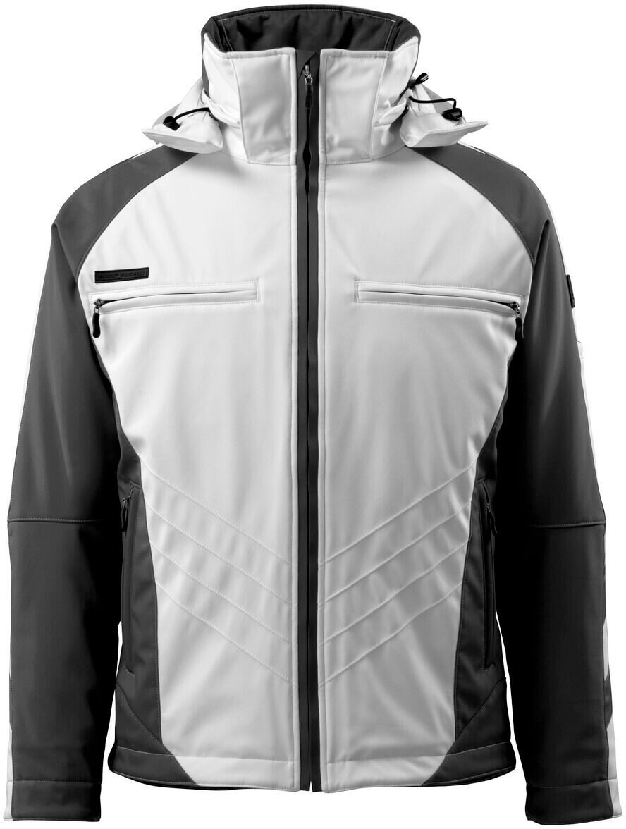 Darmstadt Softshelljacke, Gr. XL - weiss/dunkelanthrazit