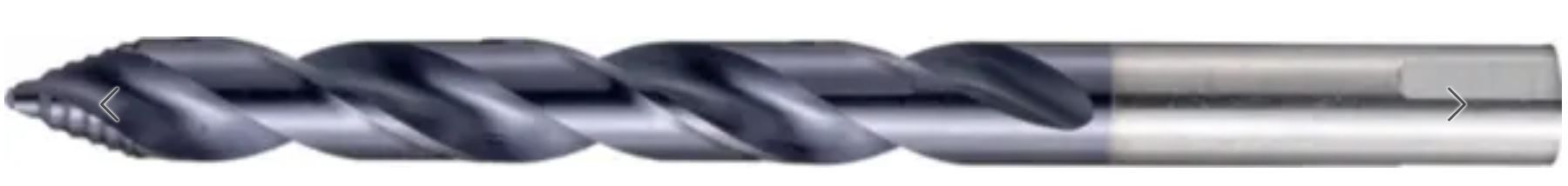 Spiralbohrer HSS-Co5 DIN 338 TiAN - 3-kant Schaft, mit Kreuzanschliff