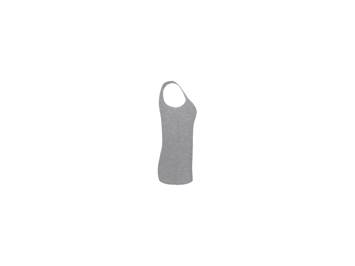 Damen-Tanktop Classic S grau meliert - 85% Baumwolle, 15% Viscose, 160 g/m²