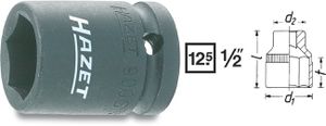Schlag-6kt.-Steckschlüsseleinsatz HAZET - 1/2"