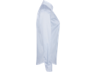 Bluse 1/1-Arm Oxford Gr. L, ozeanblau - 100% Baumwolle, 120 g/m²