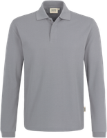 Longsleeve-Polosh. HACCP-Perf. 2XL titan - 50% Baumwolle, 50% Polyester, 220 g/m²