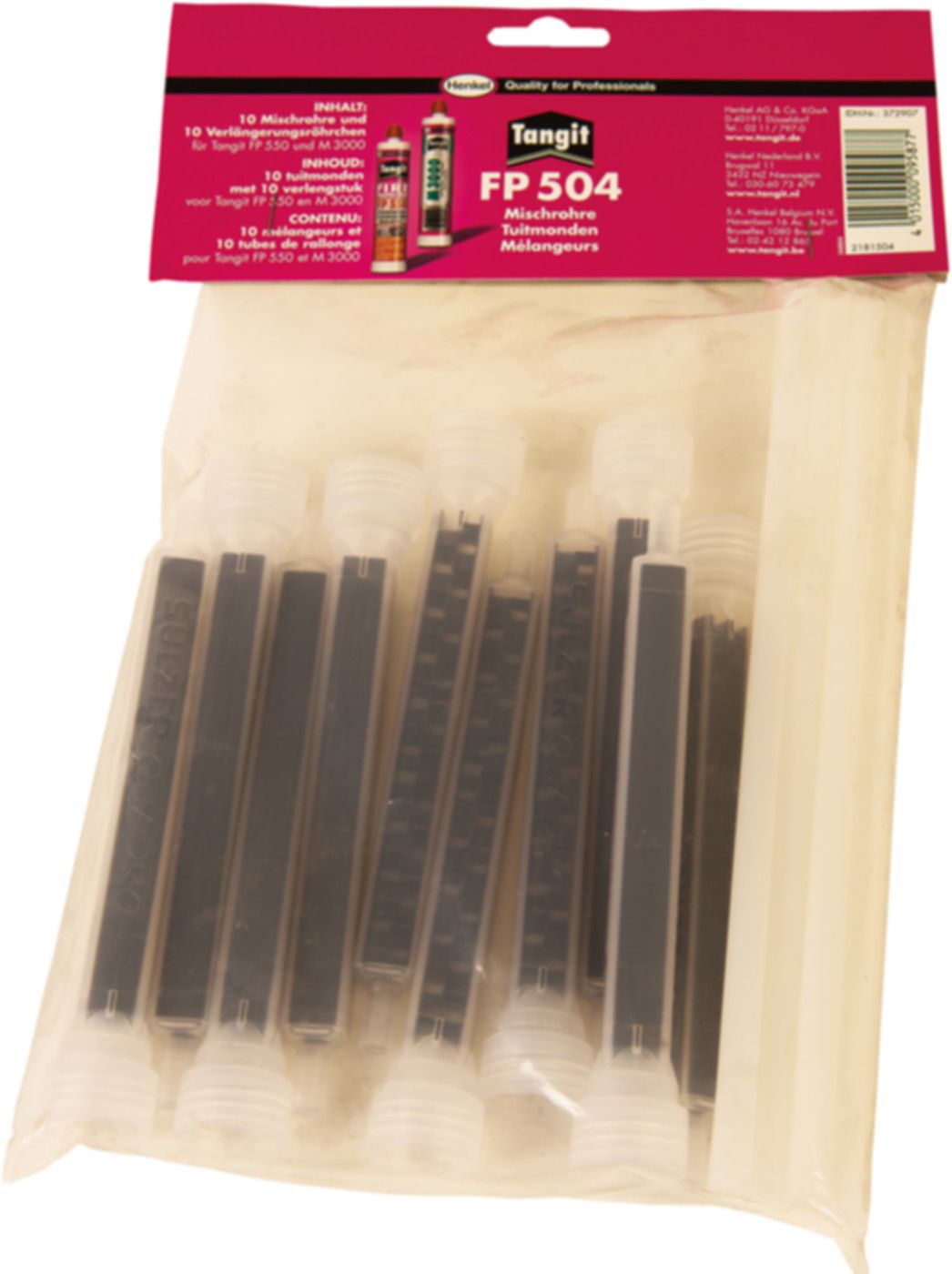 Mischrohre GF+ Tangit PF 504 - Beutel à 10 Misch-/Verlängerungsrohre