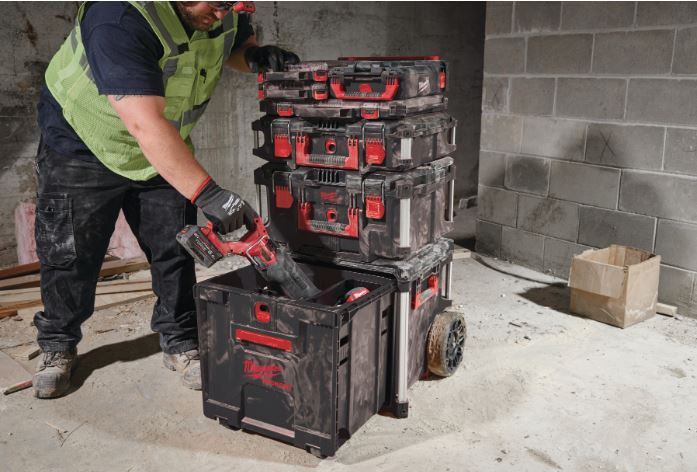 PACKOUT Trolley Koffer mit Schublade - 665 x 570 x 480 mm, Milwaukee