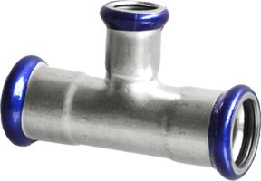 Eurotubi T-Stück reduziert Inox T 90°