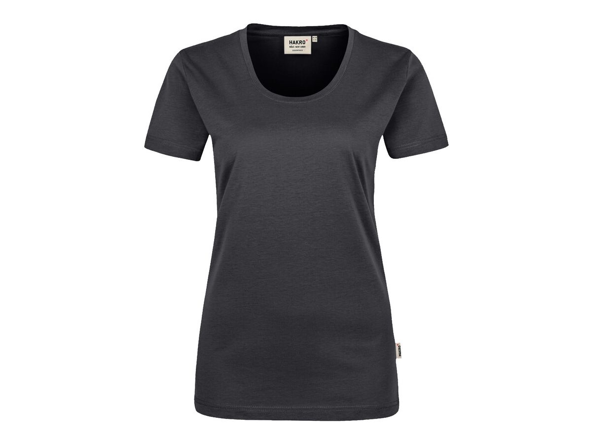 Klassisches T-Shirt mit femininem Rund- - hals-Ausschnitt. 100 % Baumw. Gr. XS-3XL