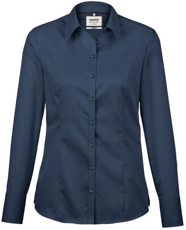 Women-Bluse klassisch langärmelig aus - 100 % Baumwolle, 120 g /m²